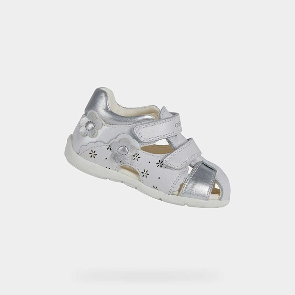 Geox Respira White Kids Sandals SS20.7YW48